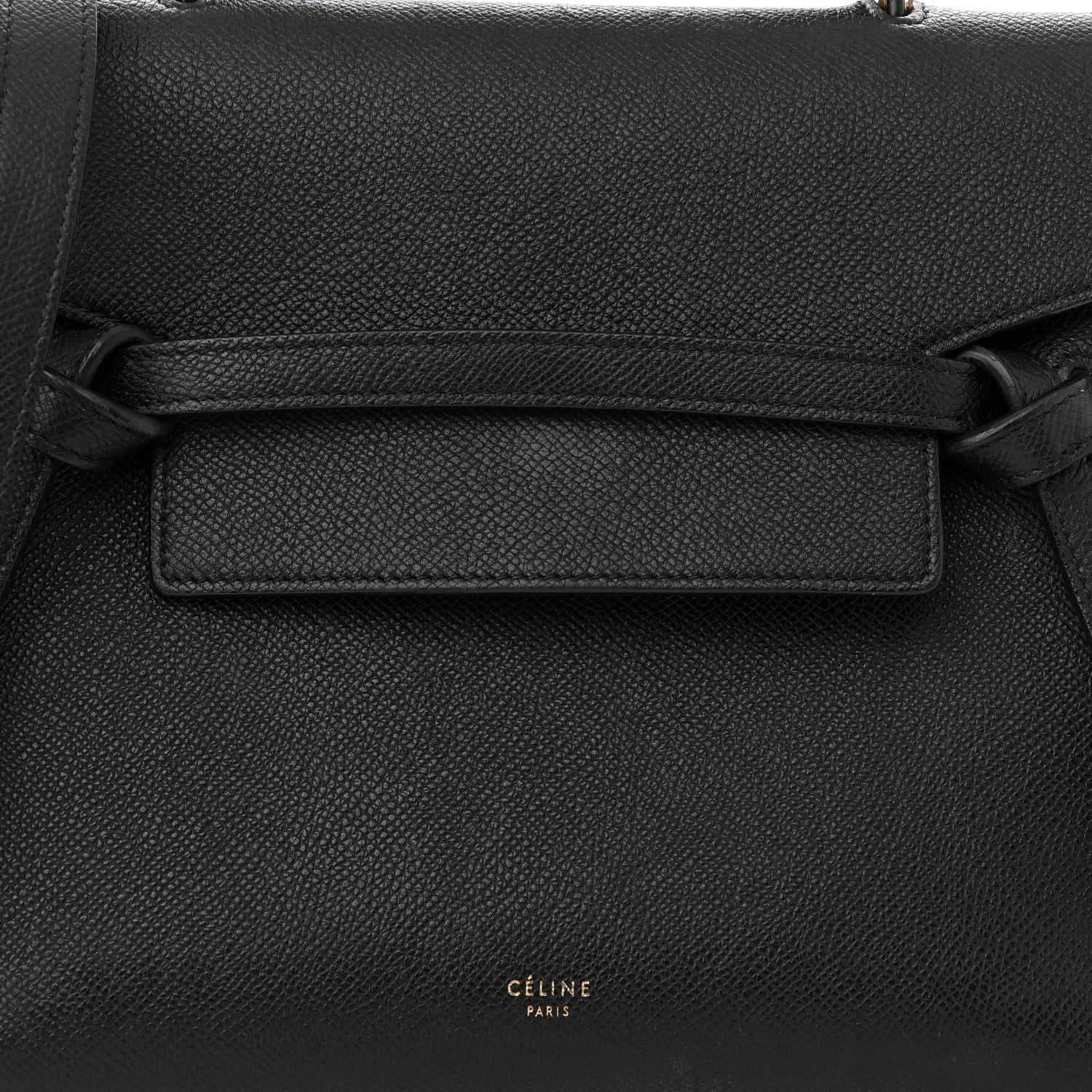 Celine Grained Calfskin Micro Belt Bag Black 7 of 11