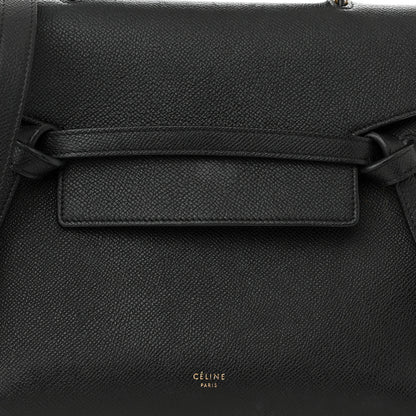 Celine Grained Calfskin Micro Belt Bag Black 7 of 11