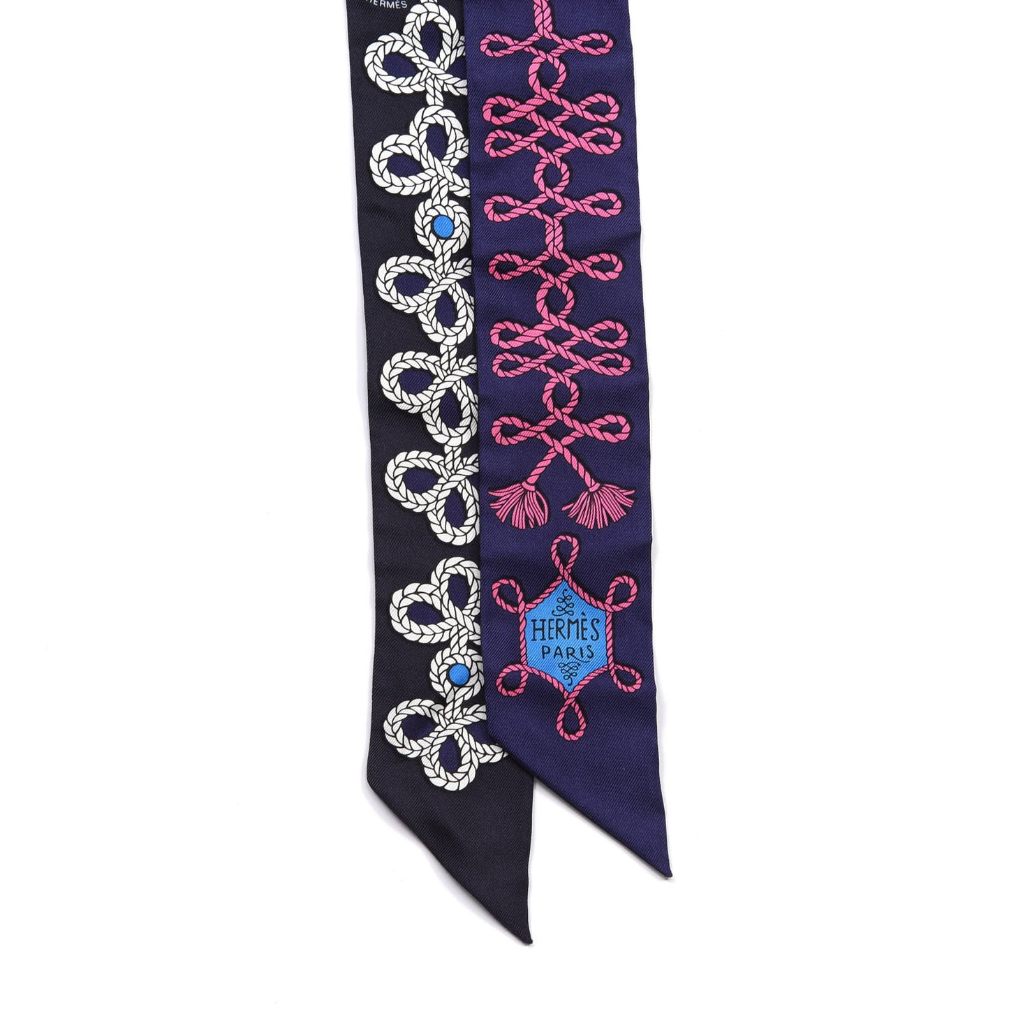 Silk Galons Et Brandebourg Twilly Indigo Rouge Vif Marine