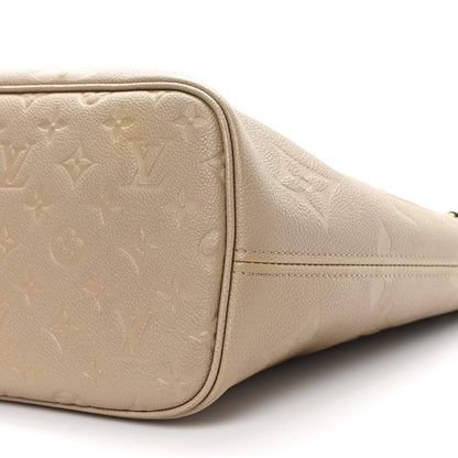 Louis Vuitton Empreinte Monogram Giant Neverfull MM Tourterelle 10 of 11