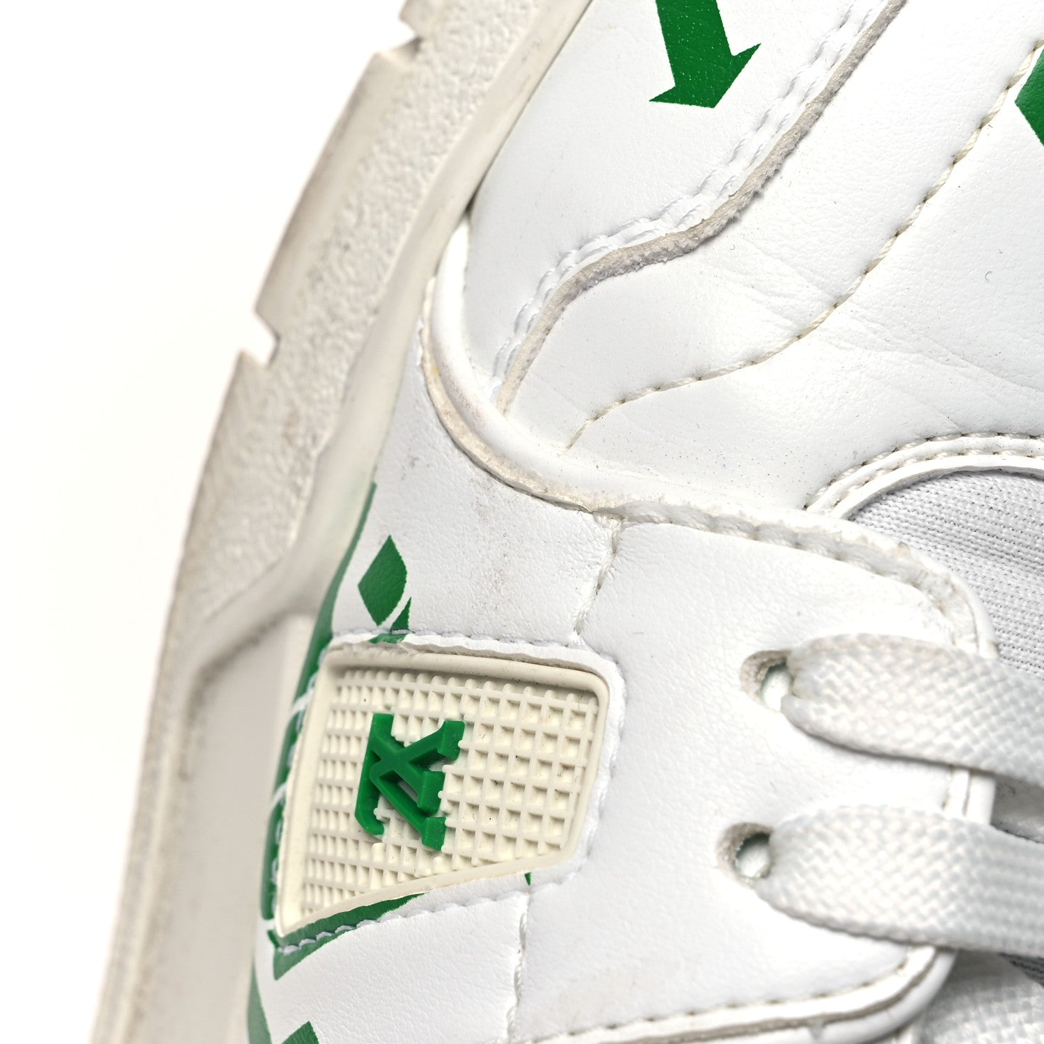 Louis Vuitton Mens LV Trainer Sneakers 10.5 Green 12 of 13
