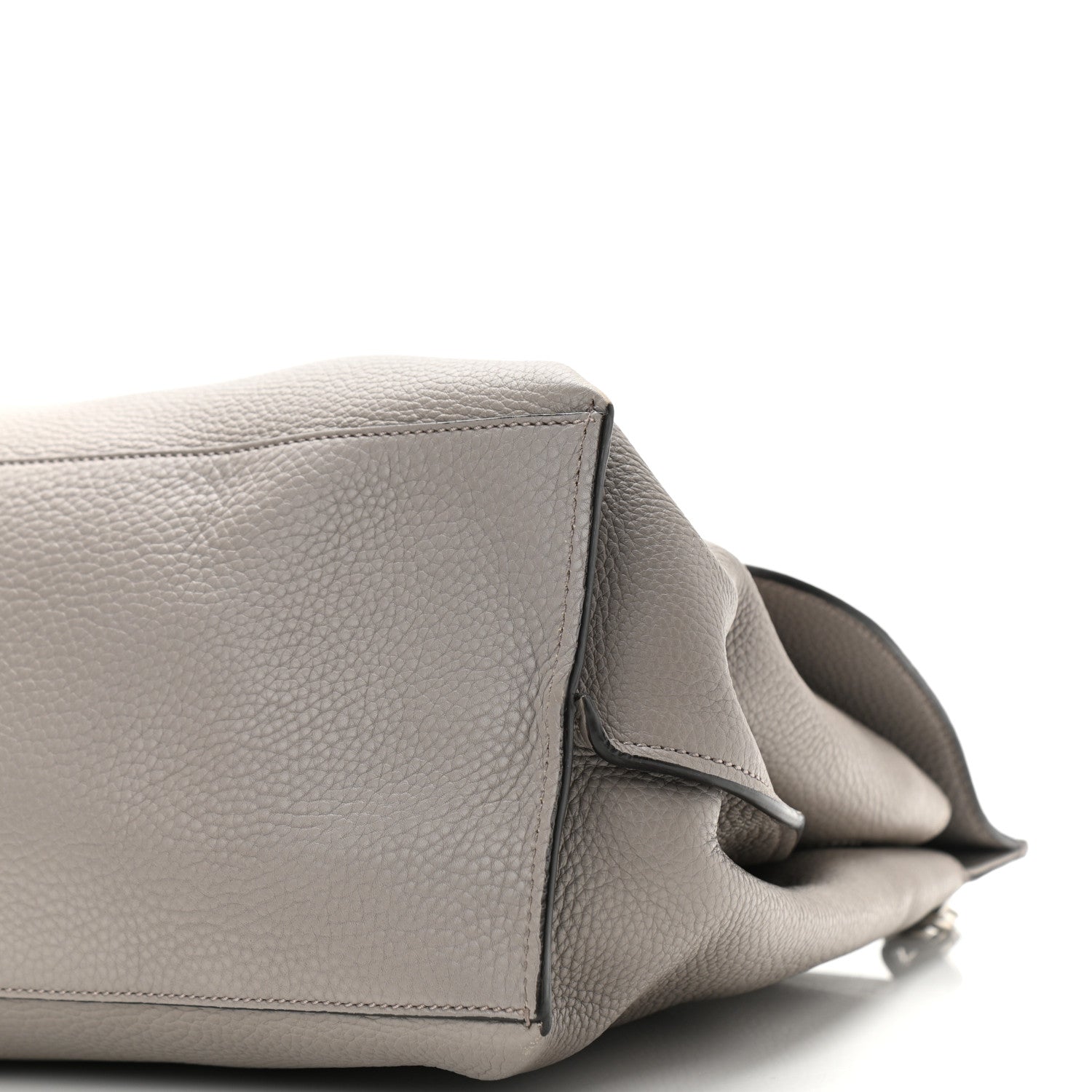 Gucci Cellarius Calfskin Large Bamboo Daily Top Handle Bag Storm Grey 9 of 10