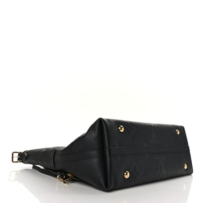 Louis Vuitton Empreinte Monogram Giant CarryAll MM Black 5 of 9