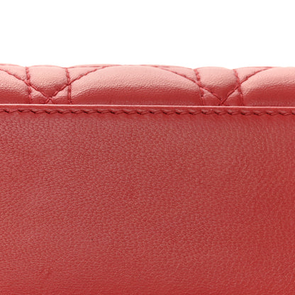 Christian Dior Lambskin Cannage Mini Lady Dior Red 15 of 15