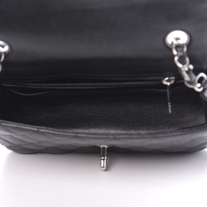 Chanel Lambskin Quilted Mini Rectangular Flap Black 5 of 11