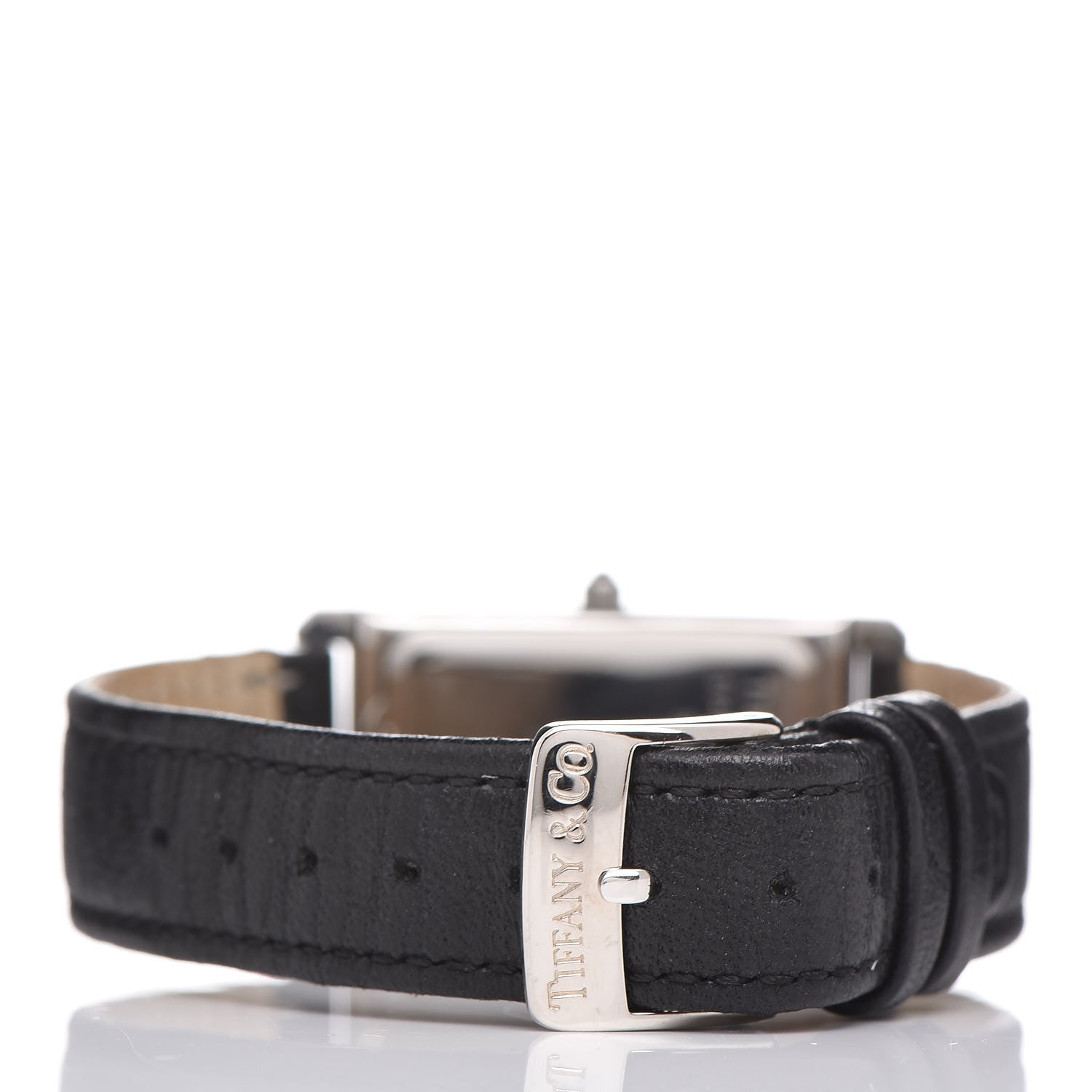 Tiffany Stainless Steel Calfskin 20mm Classic Quartz Watch 4 of 9