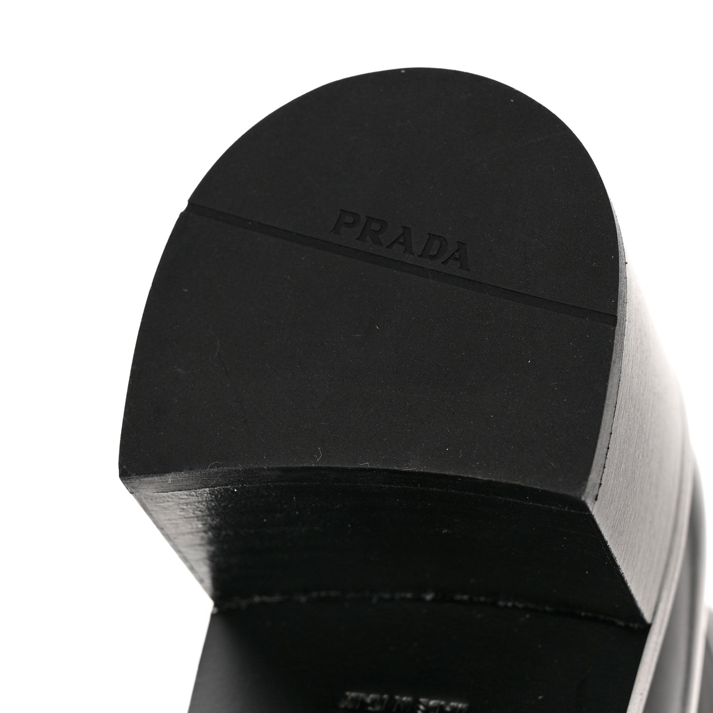 Spazzolato Metal Triangle Logo 55mm Riding Boots 37 Black