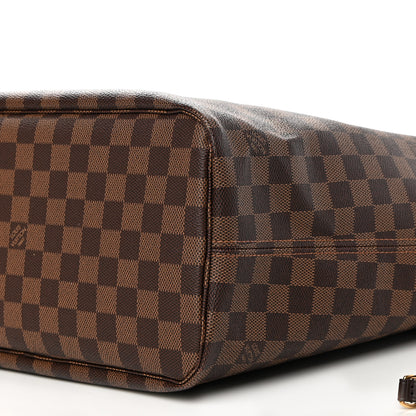 Louis Vuitton Damier Ebene Neo Neverfull MM Rose Ballerine 9 of 11