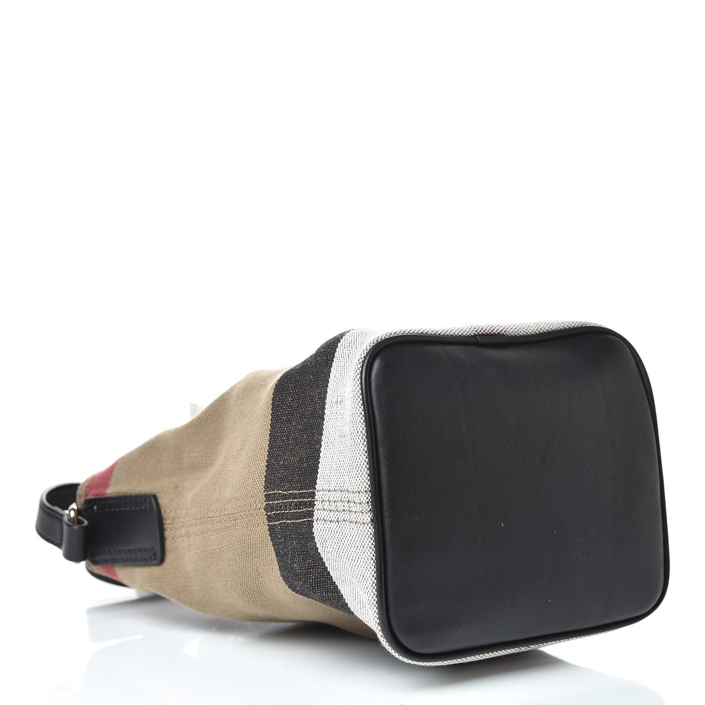 Canvas Mega Check Mini Ashby Tassel Crossbody Black