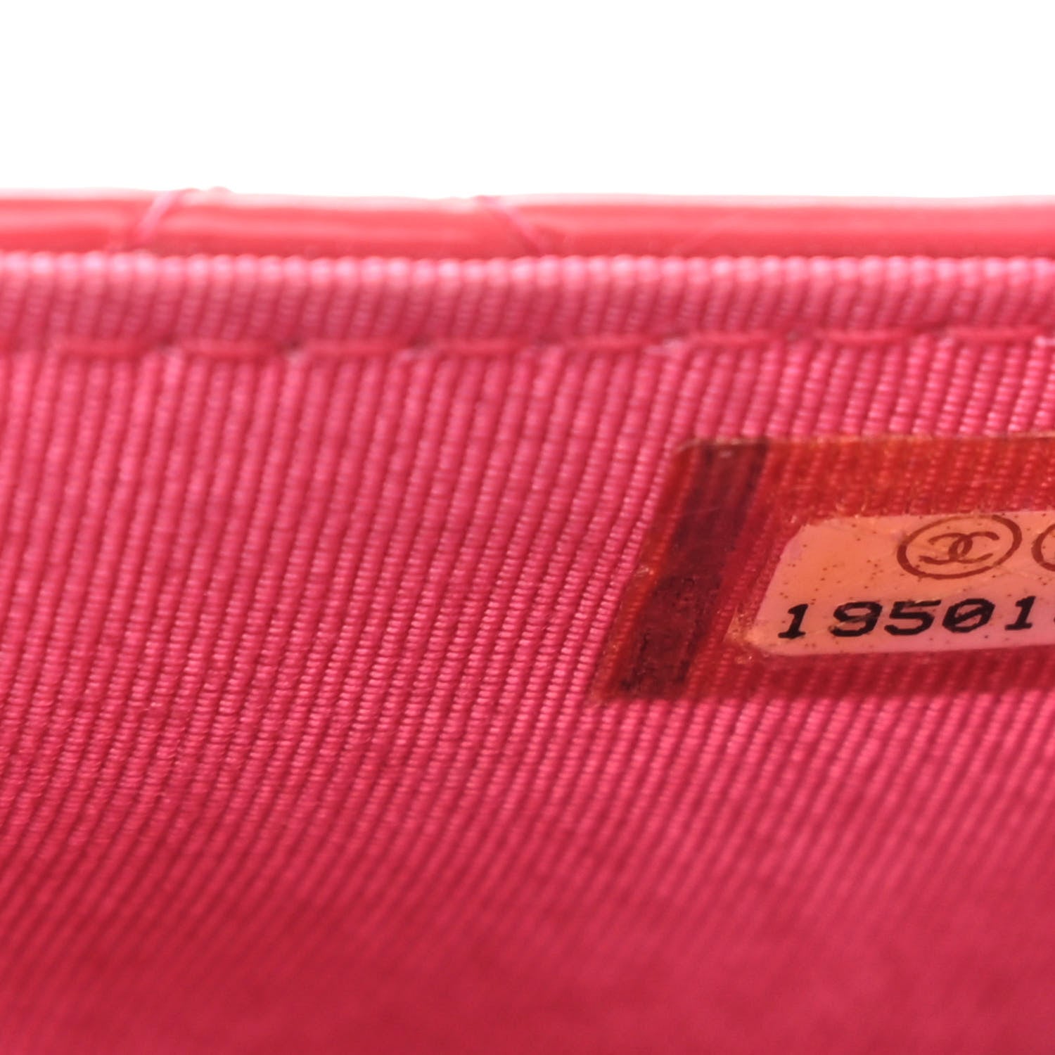 Chanel Patent Calfskin Quilted Wallet On Chain WOC Pink 8 of 12