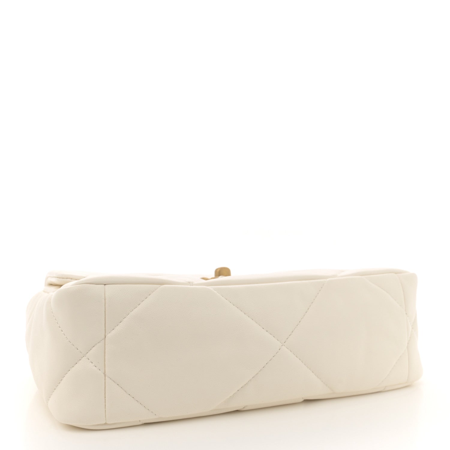 Chanel Lambskin Quilted Medium Chanel 19 Flap White 4 of 11