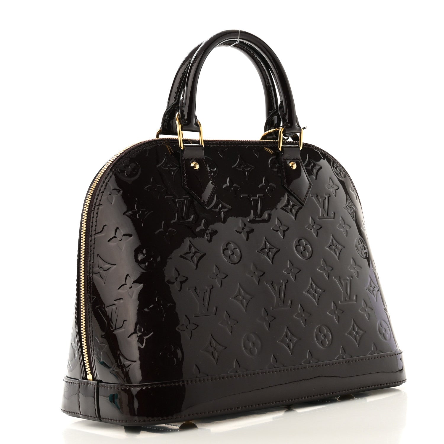 Louis Vuitton Vernis Alma PM Terre Amarante 2 of 8