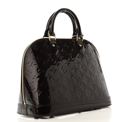 Louis Vuitton Vernis Alma PM Terre Amarante 2 of 8