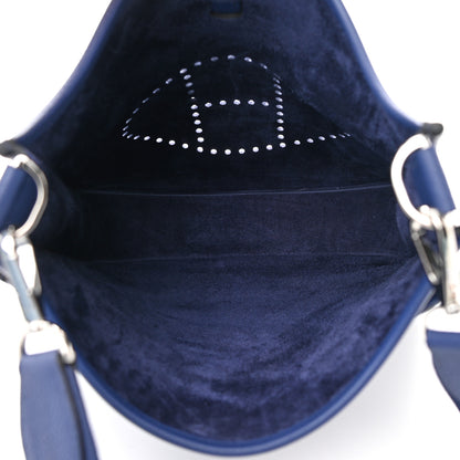 Hermes Taurillon Maurice Evelyne III PM Bleu Saphir 5 of 13