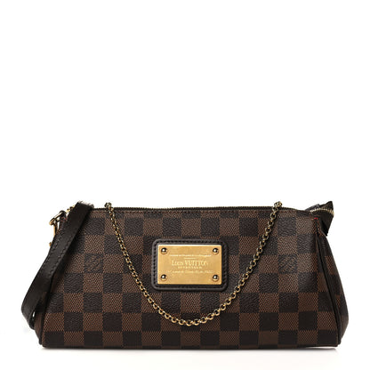 Louis Vuitton Damier Ebene Eva Clutch 1 of 12