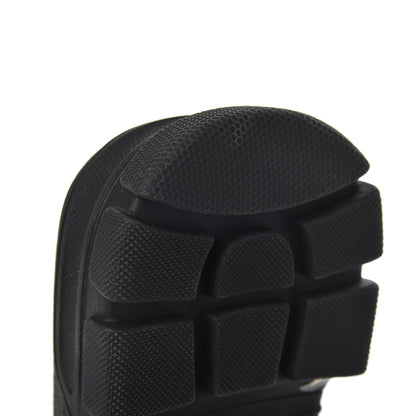 Gucci Nappa Grosgrain Logo Mens Velcro Chunky Slide Sandals 6 Black 10 of 12