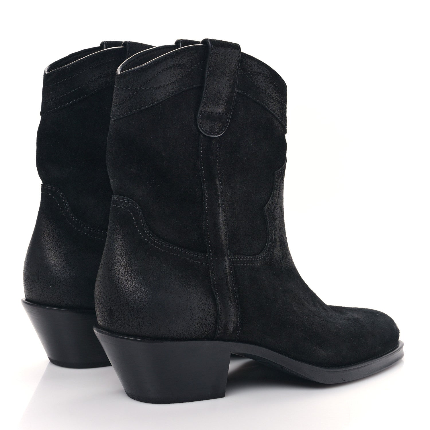 Saint Laurent Vitello Hallem Wax Mens Eastwood 45 Boots 44 Black 4 of 9
