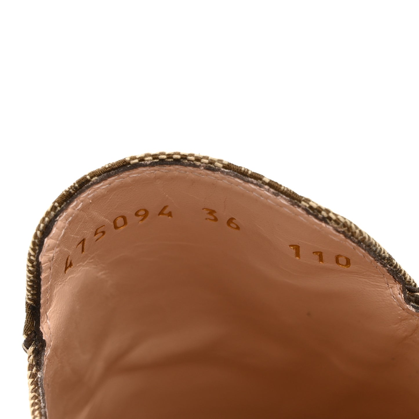 Monogram Jumbo GG Malaga Kid Womens Princetown Slippers 36 Camel Ebony New Acero Beige