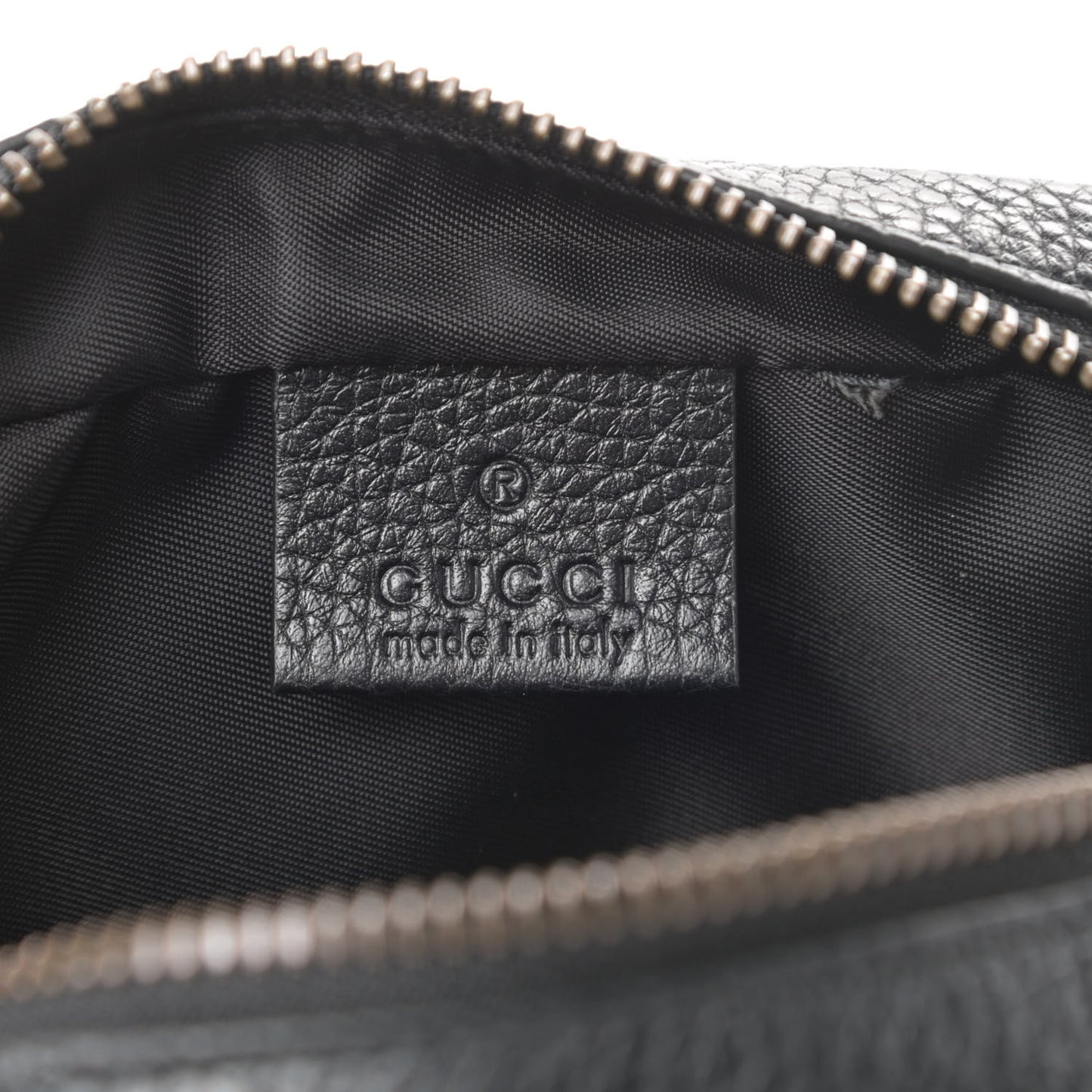 Pebbled Calfskin Mini Soho Disco Bag Black