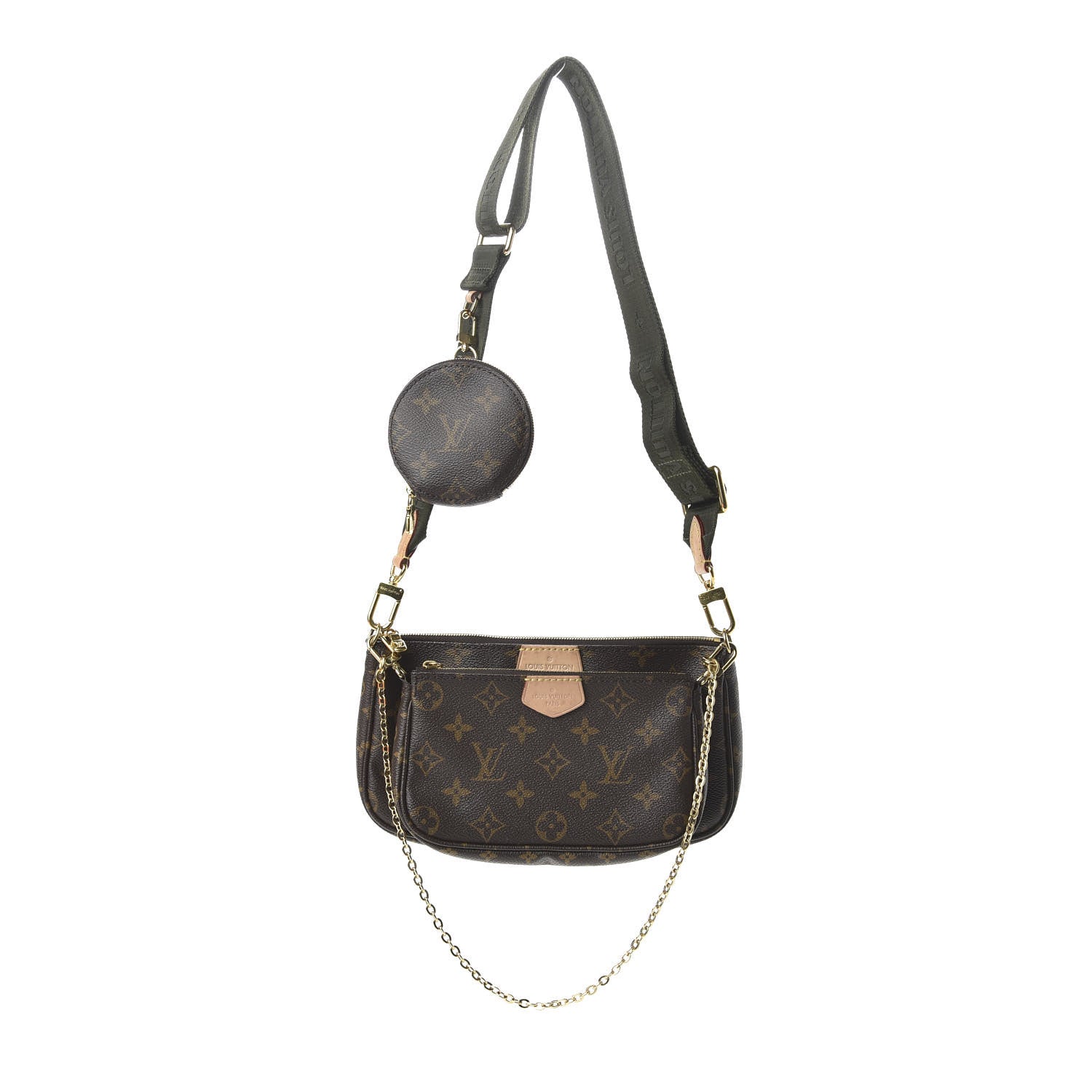 Louis Vuitton Monogram Multi Pochette Accessories Kaki 1 of 12
