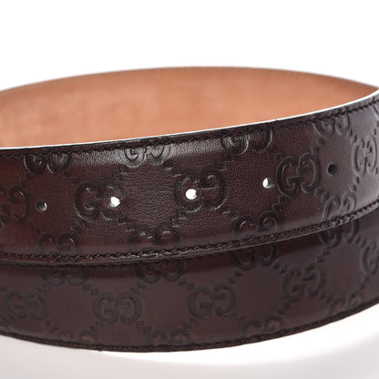 Gucci Guccissima Interlocking G Belt 100 40 Brown 4 of 6