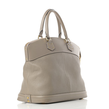 Louis Vuitton Suhali Lockit MM Greige 3 of 15