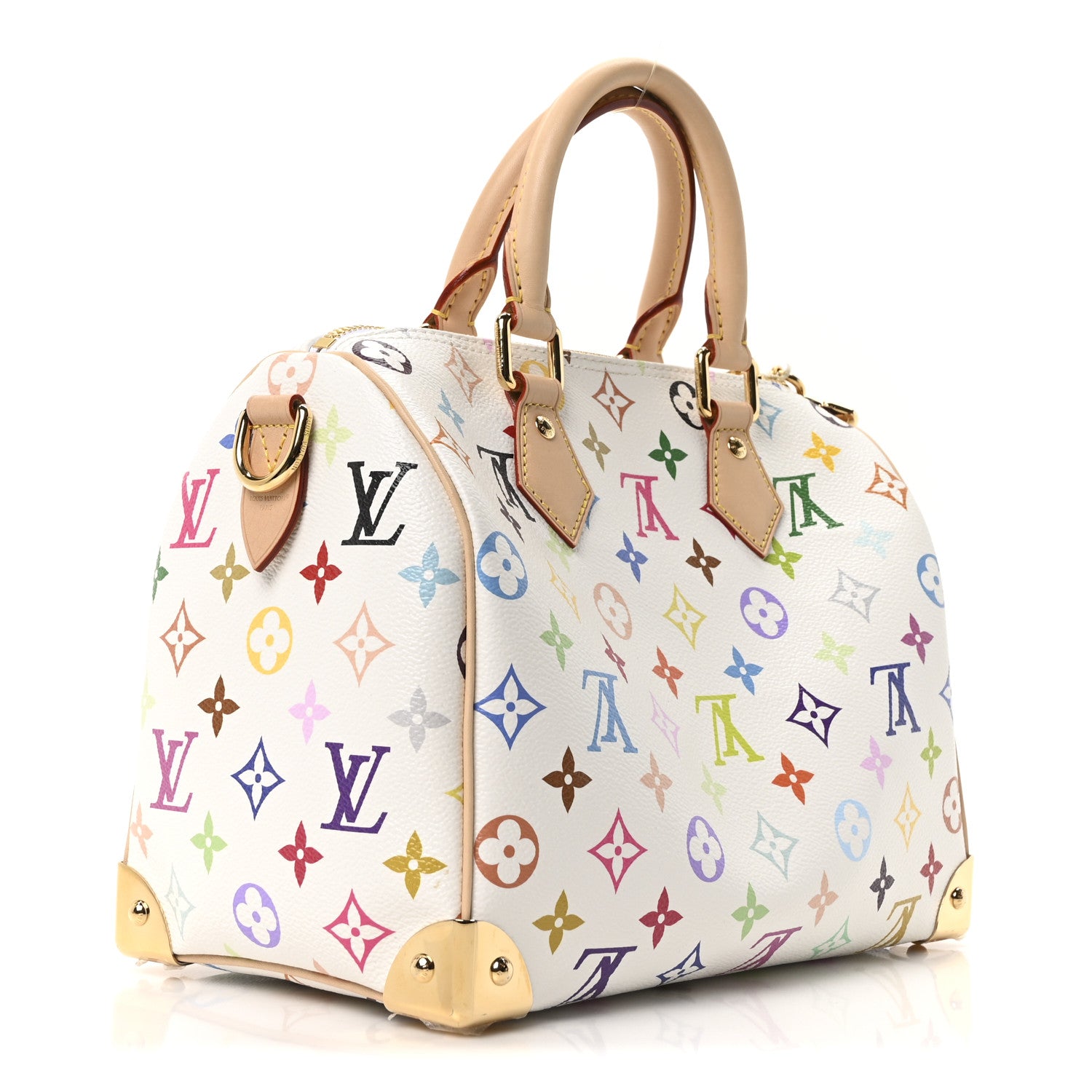 Louis Vuitton LV X TM Monogram Multicolor Speedy Bandouliere 25 White 3 of 10