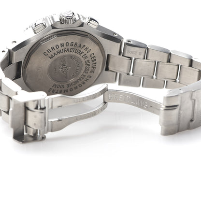 Breitling Stainless Steel 45mm Hercules Chronograph Automatic Watch Blue A39362 6 of 6
