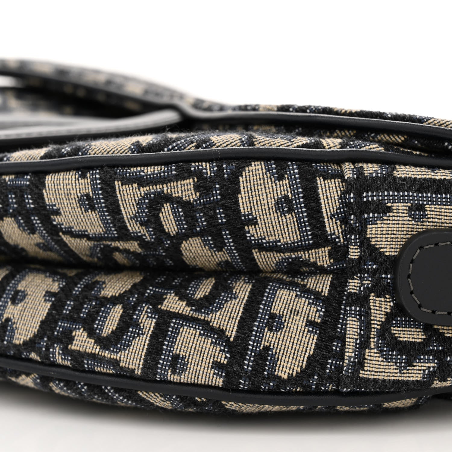 Christian Dior Oblique Saddle Bag Blue 10 of 11