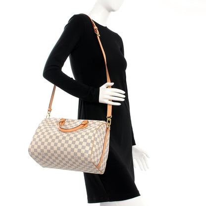 Louis Vuitton Damier Azur Speedy Bandouliere 30 2 of 10