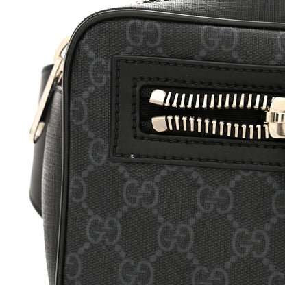 Gucci Soft GG Supreme Monogram Web Belt Bag Black Grey 11 of 13