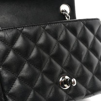 Chanel Lambskin Quilted Mini Square Flap Black 12 of 13