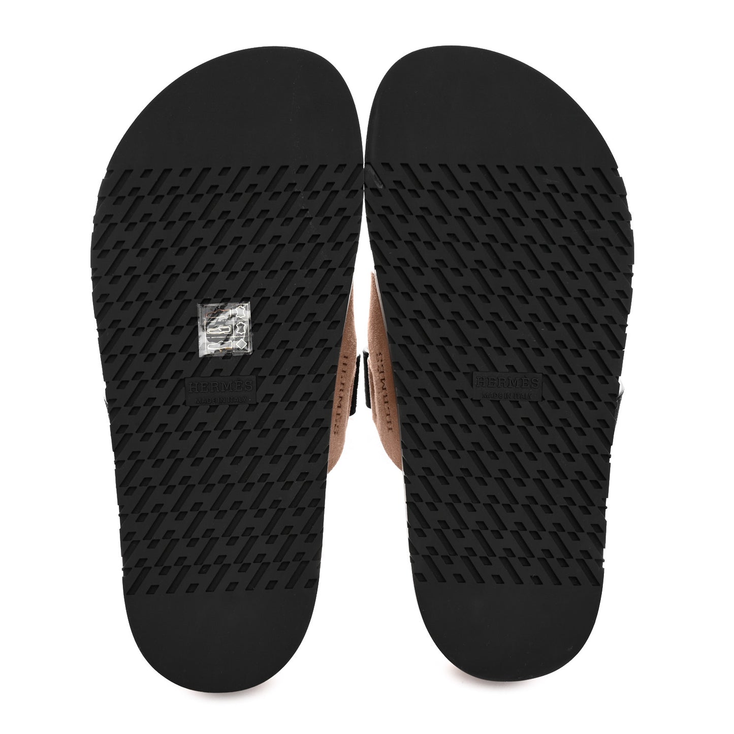 Suede Goatskin Womens Chypre Sandals 37.5 Rose Perle Black