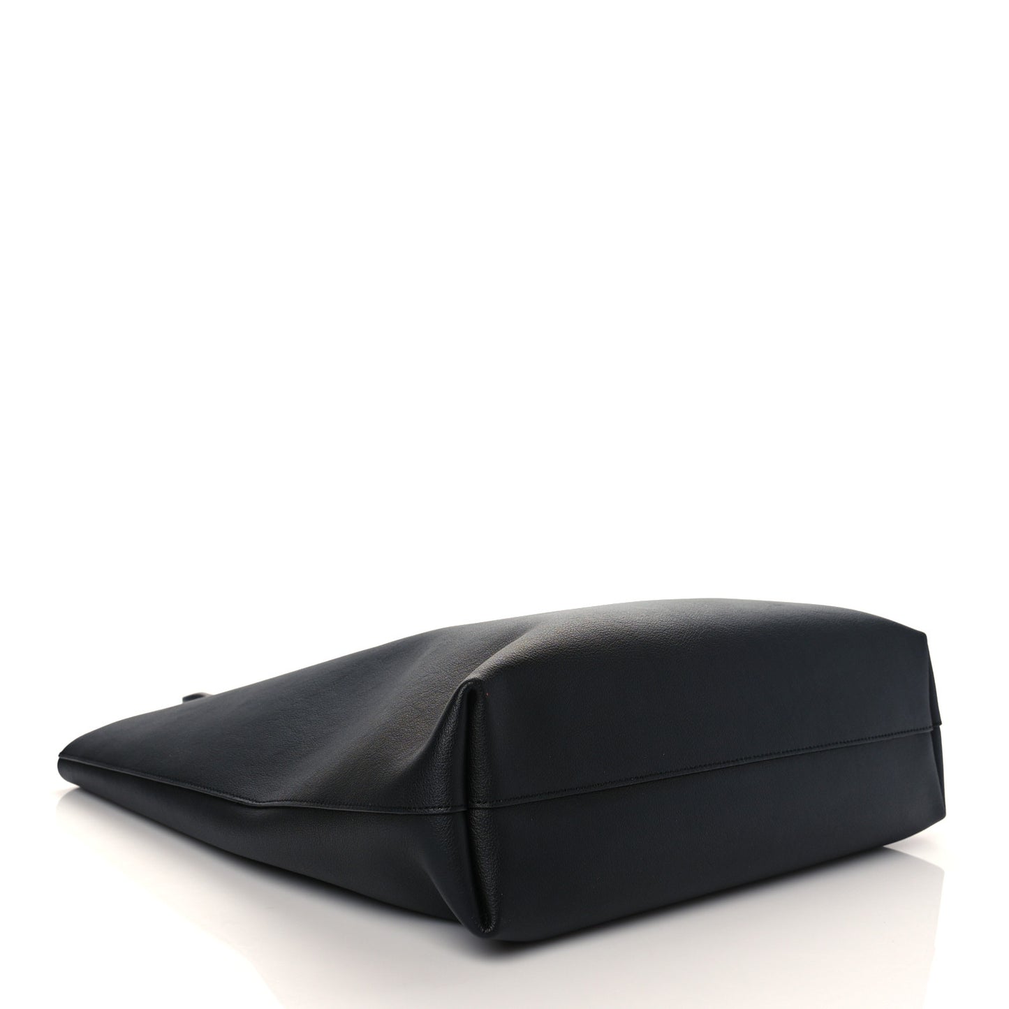 Calfskin North-South Shopping Tote Black