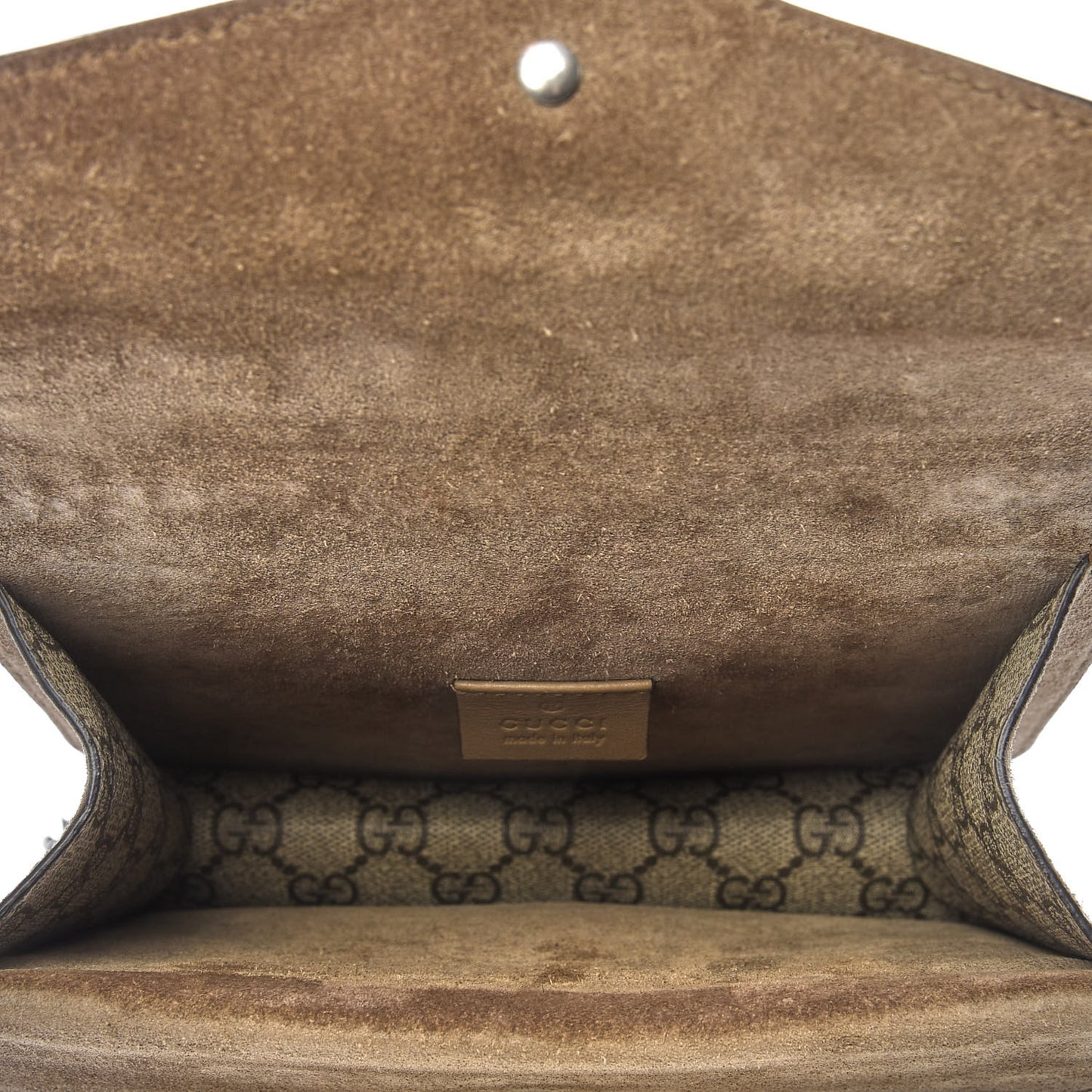 GG Supreme Monogram Mini Dionysus Shoulder Bag Taupe