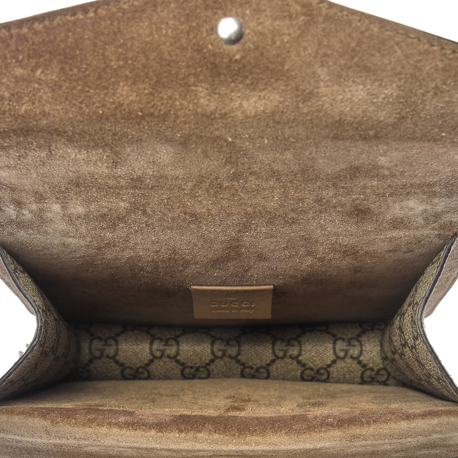 Gucci GG Supreme Monogram Mini Dionysus Shoulder Bag Taupe 4 of 9