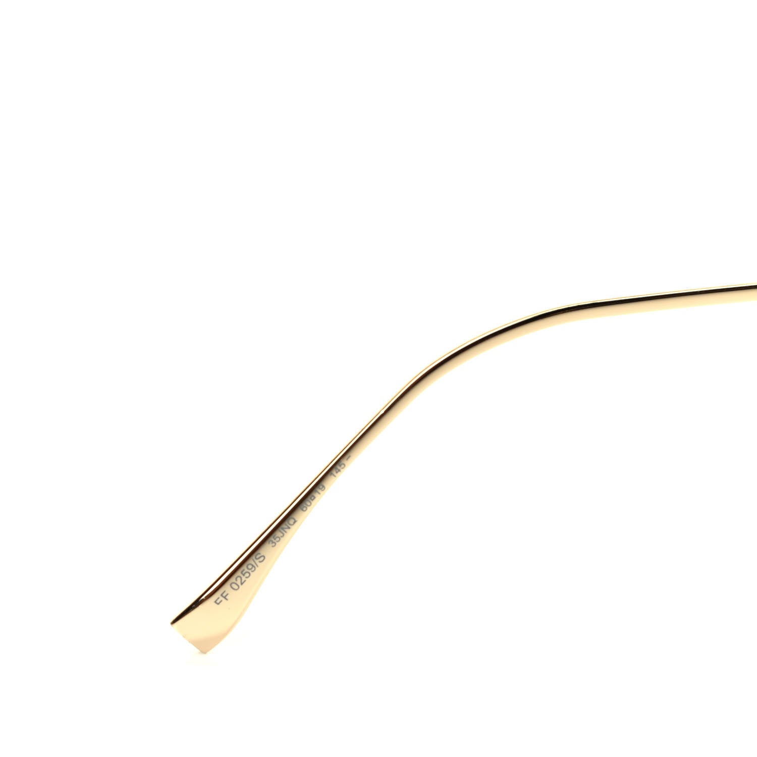 Fendi Square Dots Sunglasses FF 0259/S Gold 4 of 6