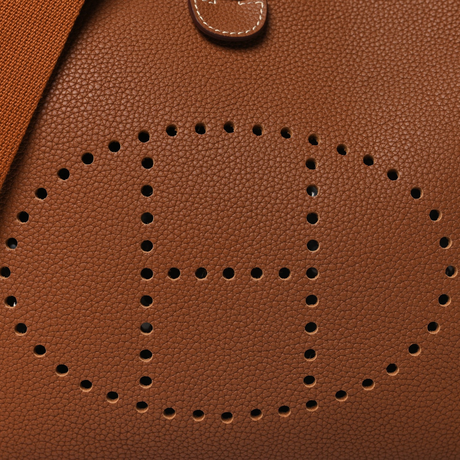 Hermes Taurillon Clemence Evelyne III PM Gold 8 of 11