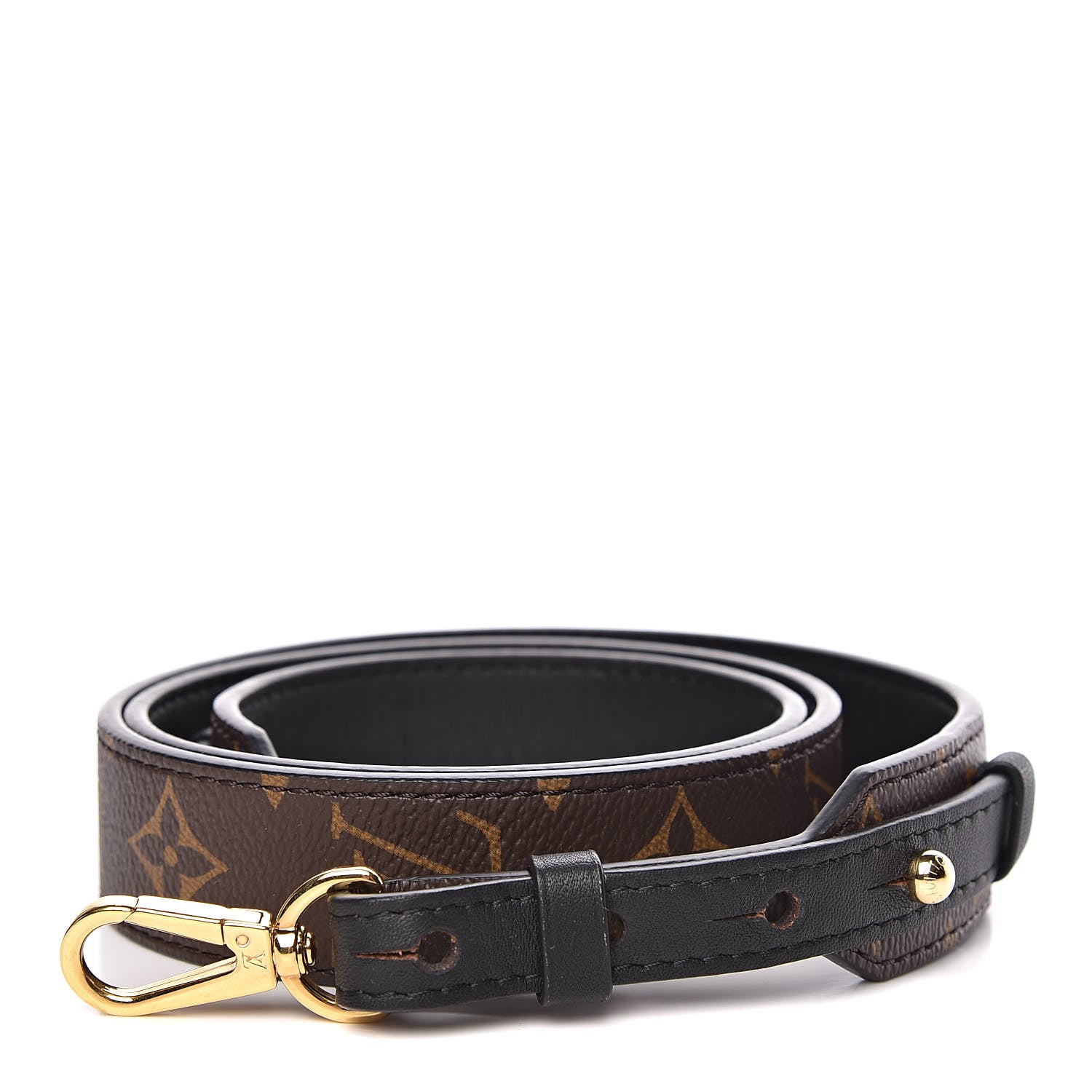Louis Vuitton Monogram Bandouliere Shoulder Strap Black 1 of 5