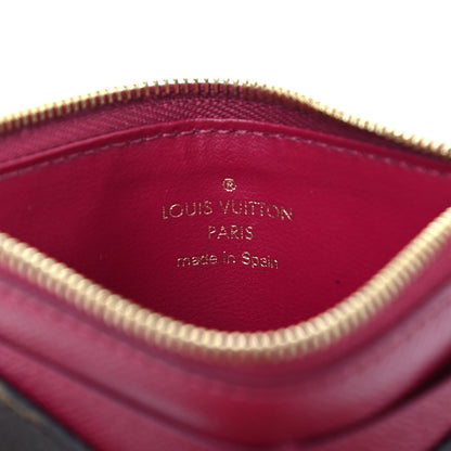 Louis Vuitton Monogram Zipped Card Holder Fuchsia 6 of 8