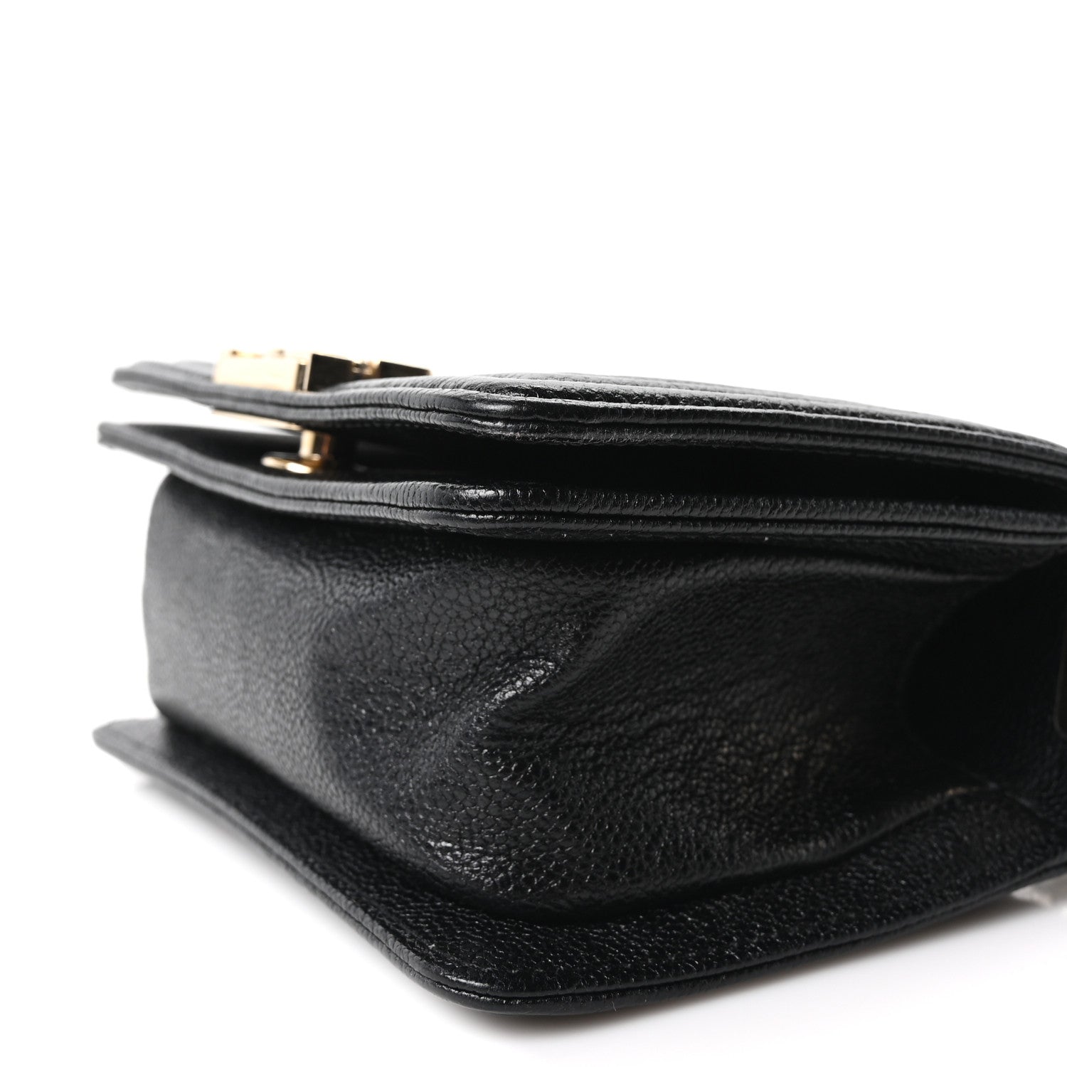 Chanel Caviar Chevron Quilted Mini Boy Flap Black 10 of 10