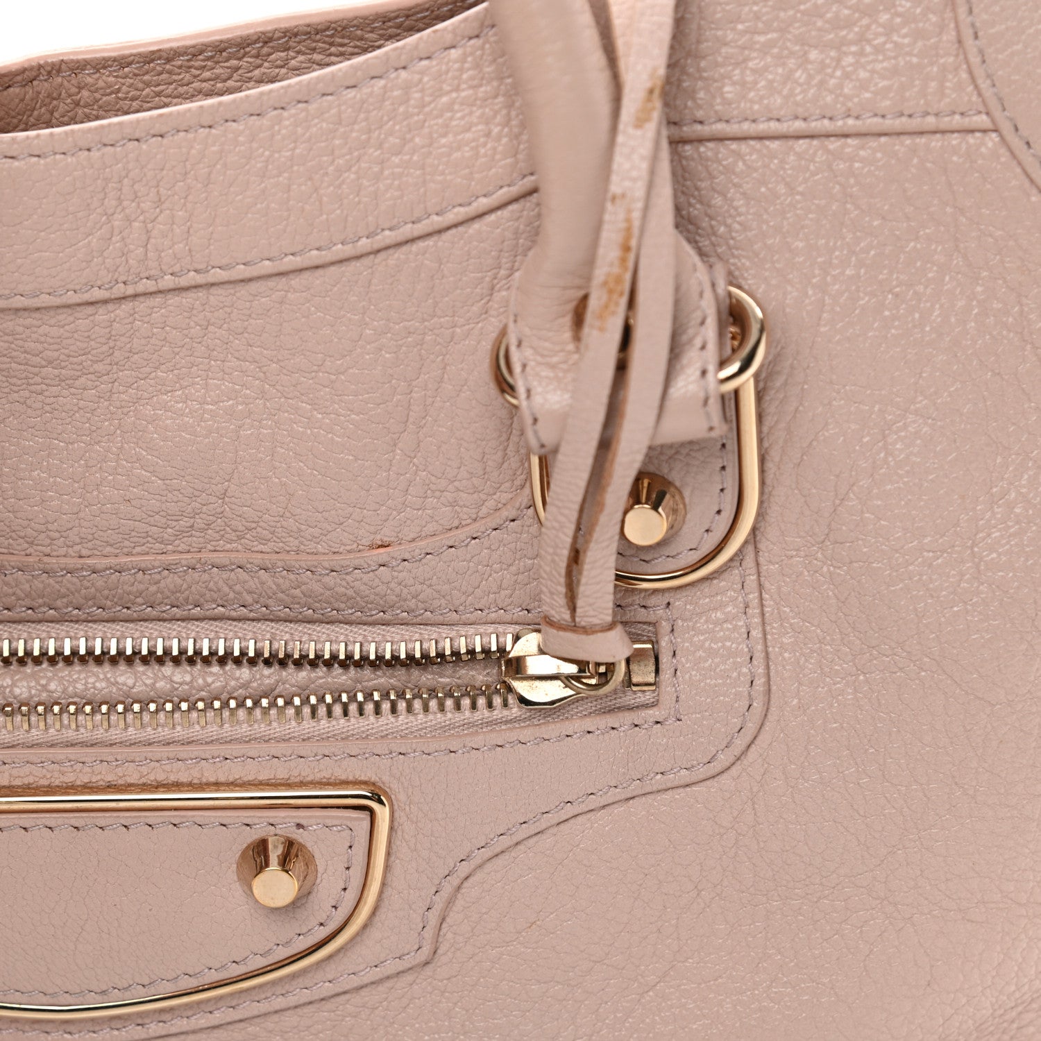 Balenciaga Chevre Gold Metallic Edge Hardware City Rose Aubepine Bois de Rose 12 of 16