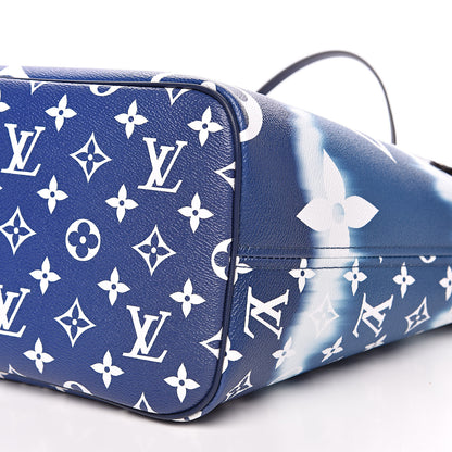 Louis Vuitton Monogram Escale Neverfull MM Blue 9 of 9