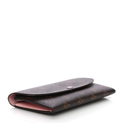 Louis Vuitton Monogram Emilie Wallet Rose Ballerine 4 of 10