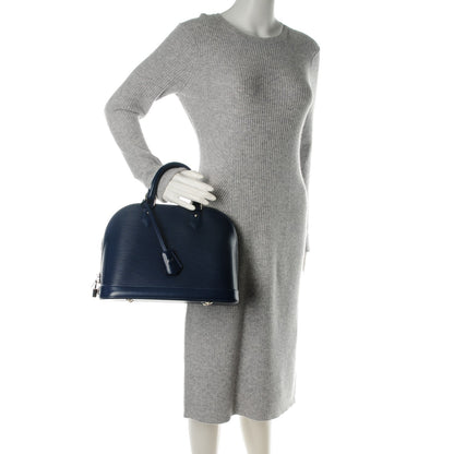 Louis Vuitton Epi Alma PM Indigo 2 of 8