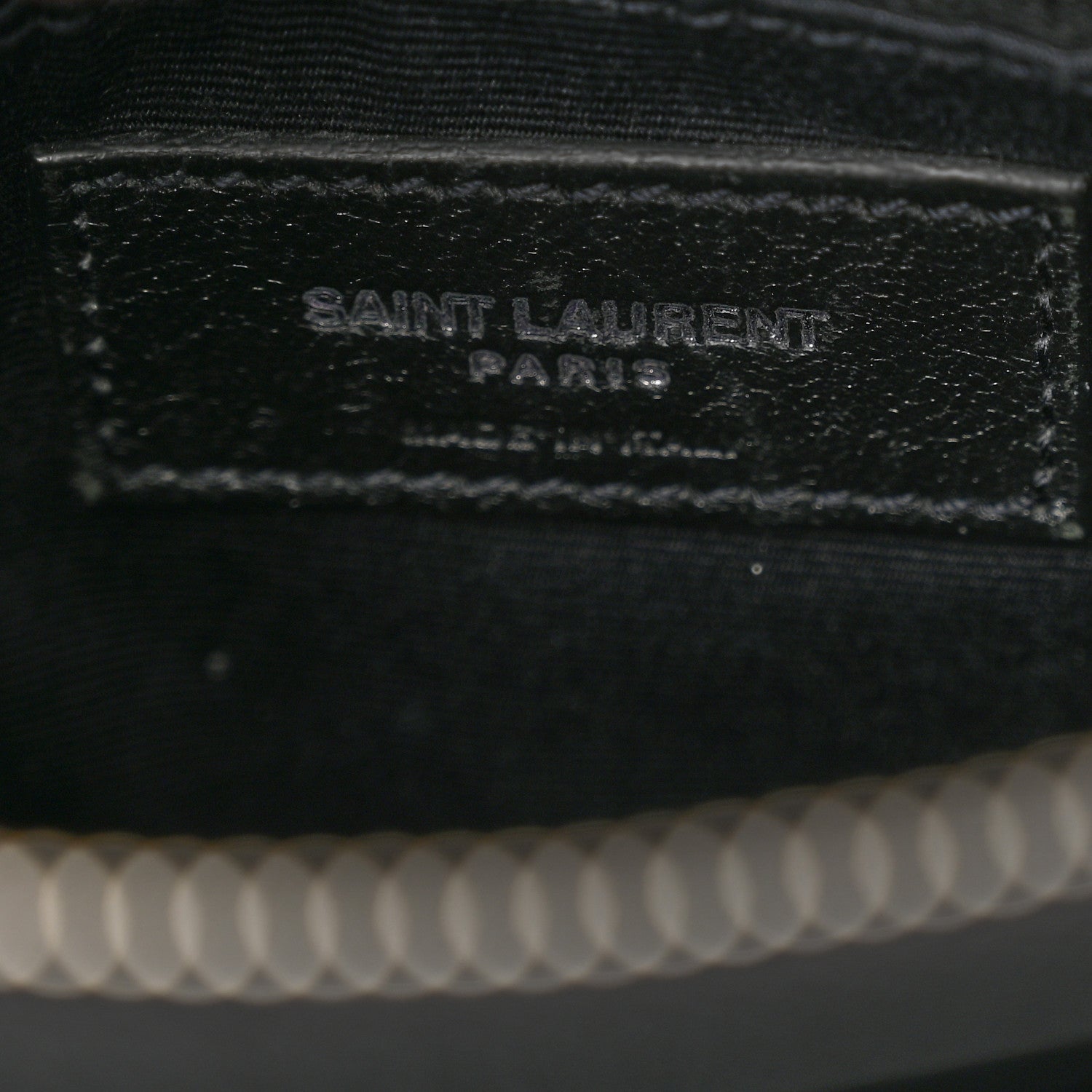 Saint Laurent Calfskin Y Quilted Monogram Medium Loulou Chain Satchel Black 8 of 16