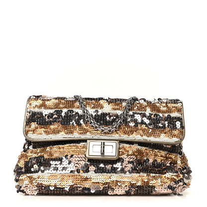 Chanel Sequin Striped Medium Reissue Flap Multicolor 1 of 7
