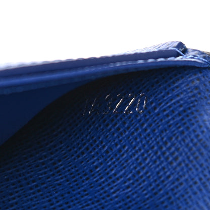 Louis Vuitton Taigarama Brazza Wallet NM Cobalt 7 of 10