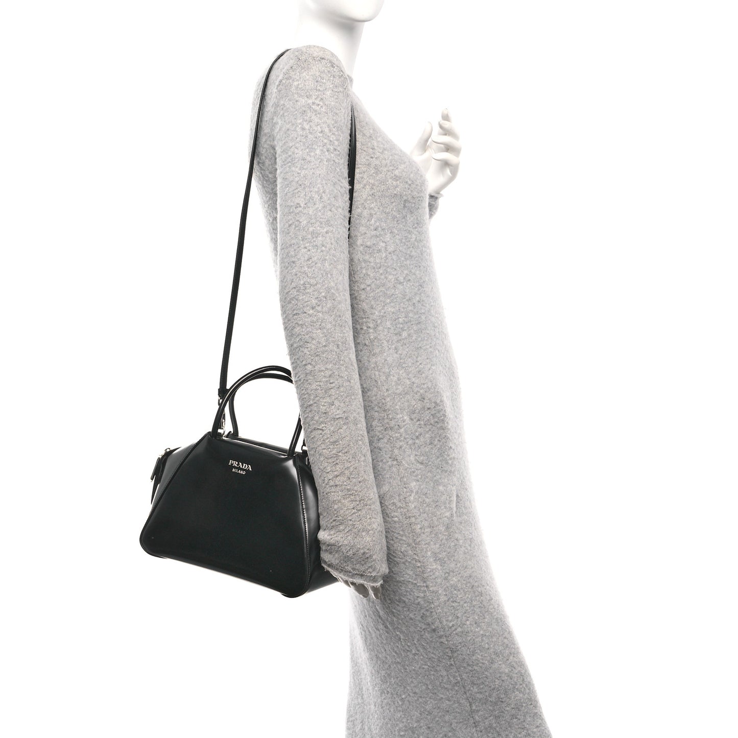 Spazzolato Small Supernova Handbag Black