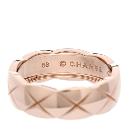 Chanel 18K Beige Gold Small Coco Crush Ring 58 8.5 4 of 7